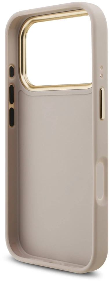 Dėklas Guess 4G Big 4G Classic Logo skirtas iPhone 18 / iPhone 17 Pro pink auksinis