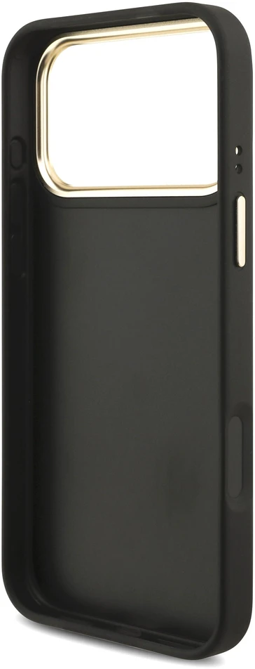 Dėklas Guess 4G Big 4G Classic Logo Case for iPhone 17 Pro Max / 18 Pro Max - Juodas and Gold