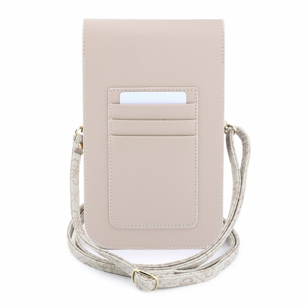 Dėklas Phone bag Guess Graines 4G & Classic Logos pink