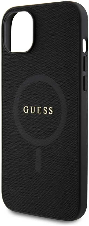 Dėklas GUESS GUHMP15MPSAHMCK IPHONE 15 PLUS / 14 PLUS 6.7 "Juodas / Juodas HARDCASE SAFFIANO MAGSAFE