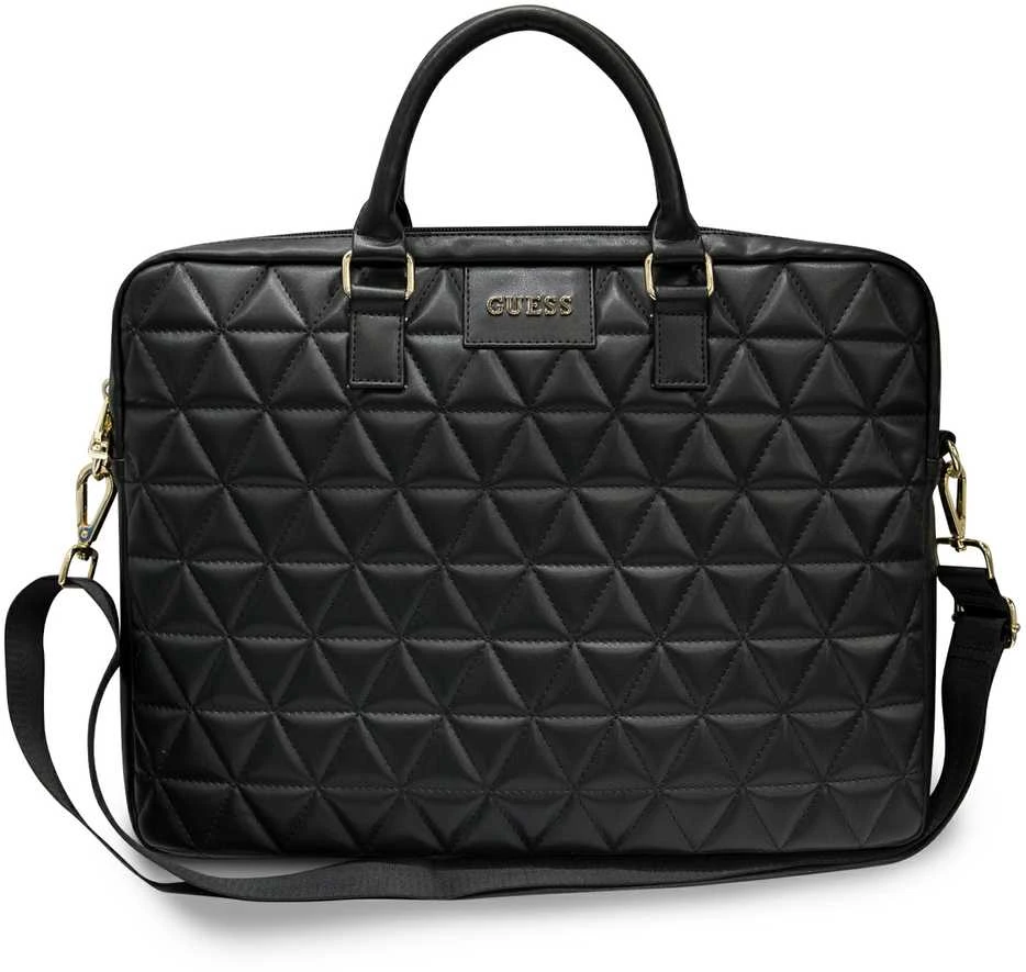 Guess Quilted krepšys kompiuteriui 15" juodos spalvos