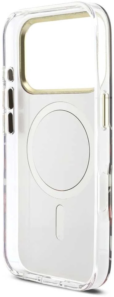 Guess TPU Glitter Cherry MagSafe dėklas skirtas iPhone 17 Pro