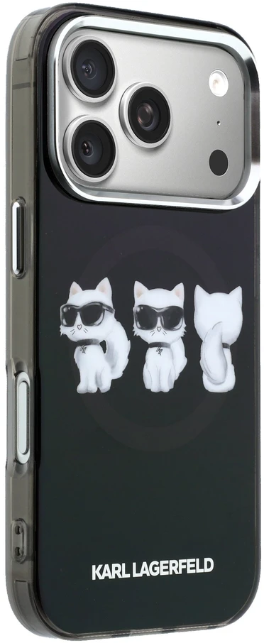 Karl Lagerfeld IML Choupette Trio Watercolor MagSafe dėklas skirtas Apple iPhone 17 Pro