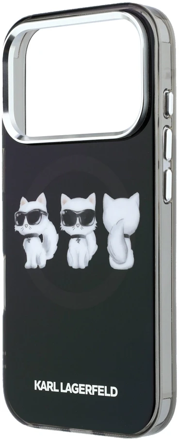Karl Lagerfeld IML Choupette Trio Watercolor MagSafe dėklas skirtas Apple iPhone 17 Pro
