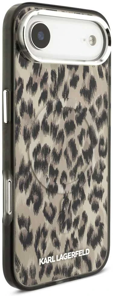 Karl Lagerfeld IML Leopard MagSafe dėklas skirtas Apple iPhone Air Brown
