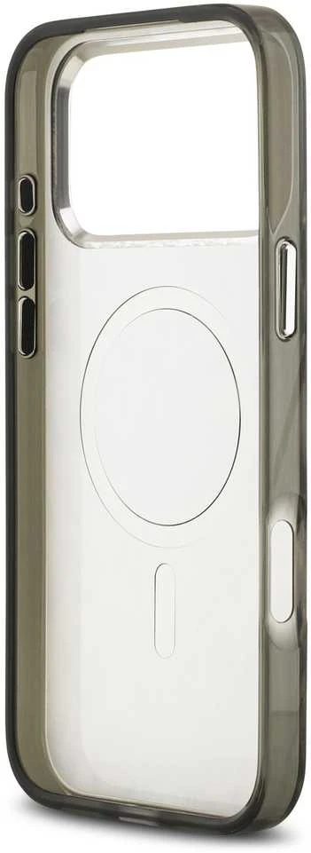 Karl Lagerfeld IML Leopard Pattern MagSafe dėklas skirtas Apple iPhone 17 Pro Max rudos spalvos