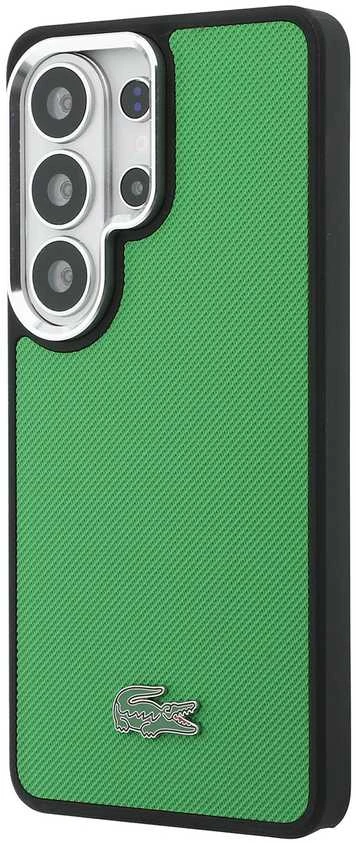Lacoste Petit Pique Metal Logo Magnetic dėklas skirtas Samsung Galaxy S26 Ultra Estragon Žalias