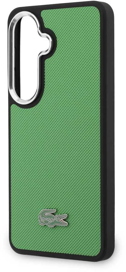 Lacoste Petit Pique Metal Logo Magnetic dėklas skirtas Samsung Galaxy S26 Estragon Žalias