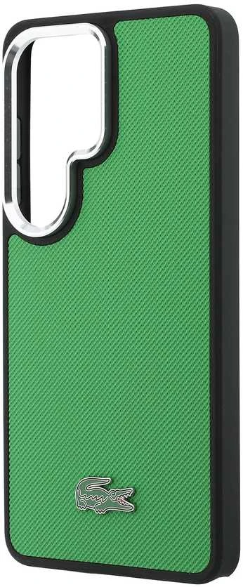 Lacoste Petit Pique Metal Logo Magnetic dėklas skirtas Samsung Galaxy S26 Ultra Estragon Žalias