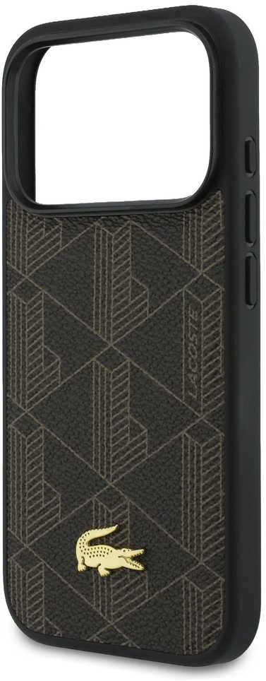 „Lacoste“ PVC mišinio „MagSafe“ dėklas ir piniginė, skirtas „Apple iPhone 17 Pro“, raudonos spalvos