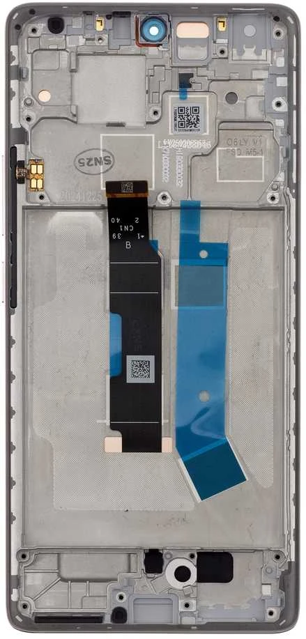 Dėklas Xiaomi Redmi Note 14 Pro 4G LCD ekranas + lietimui jautrus skydelis + priekinis dangtelis, auksinis (pakeitimo paketas)