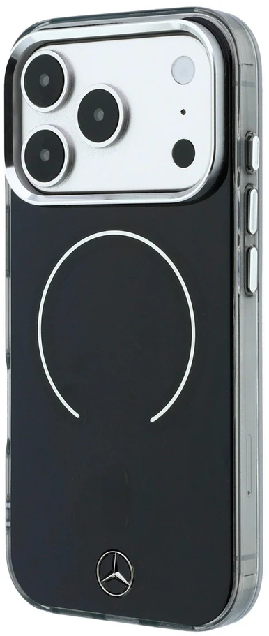 Mercedes dviejų sluoksnių ikoniško logotipo MagSafe dėklas iPhone 18 Pro Max / 17 Pro Max - Juodas