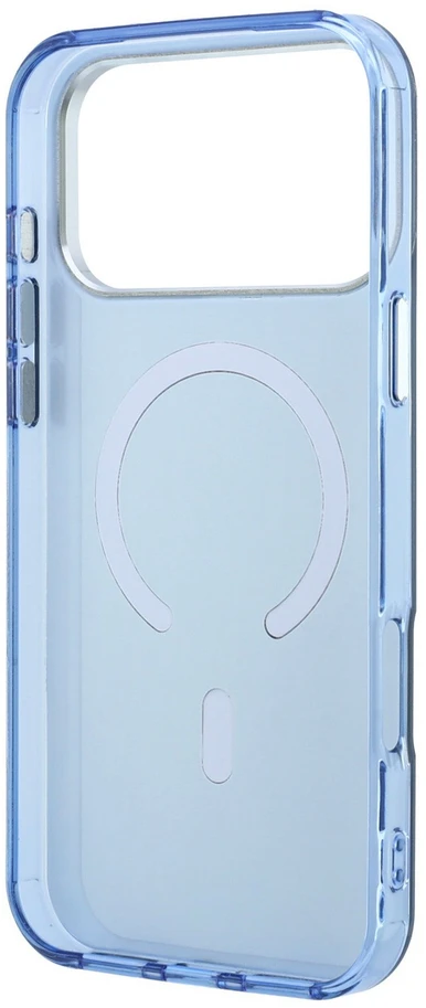 Mercedes PC/TPU dvigubo sluoksnio MagSafe dėklas, skirtas iPhone 18 Pro, antracito/mėlynos spalvos