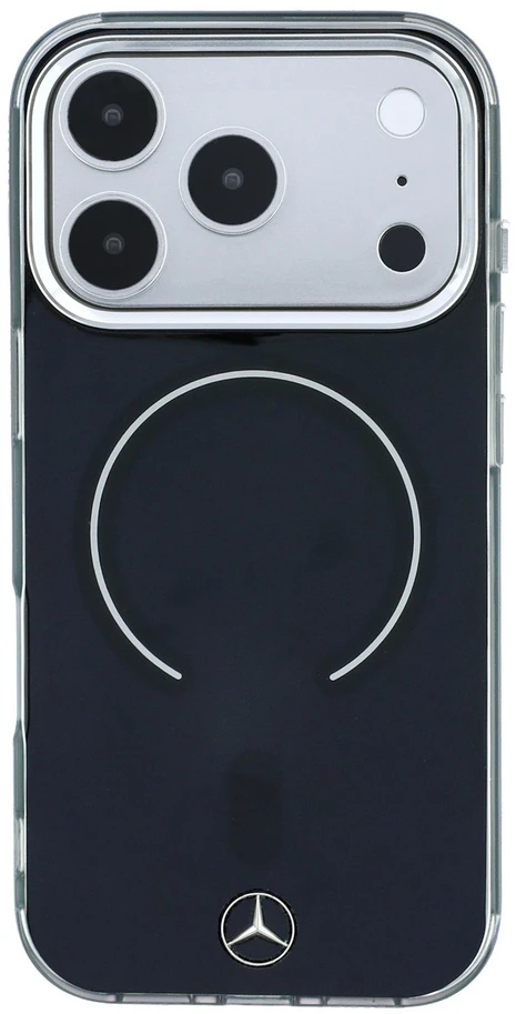 Mercedes dviejų sluoksnių ikoniško logotipo MagSafe dėklas iPhone 18 Pro Max / 17 Pro Max - Juodas