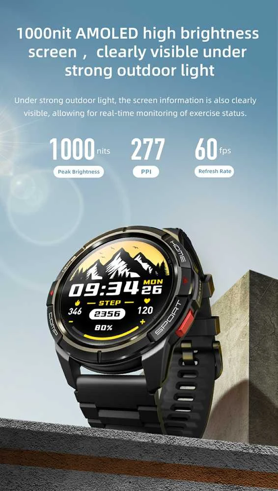MBR Išmanusis laikrodis Mibro GS Active (Gray)