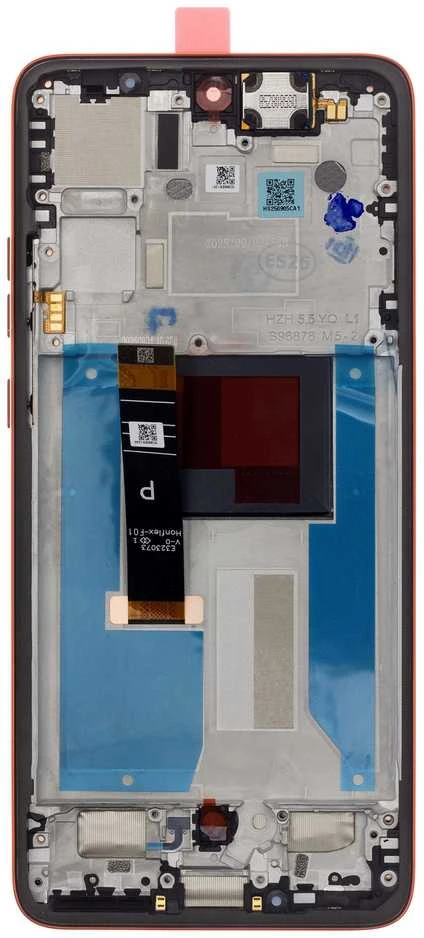 Motorola Edge 60 Neo LCD ekranas + jutiklinis blokas + priekinis dangtelis Poinciana (techninio aptarnavimo rinkinys)