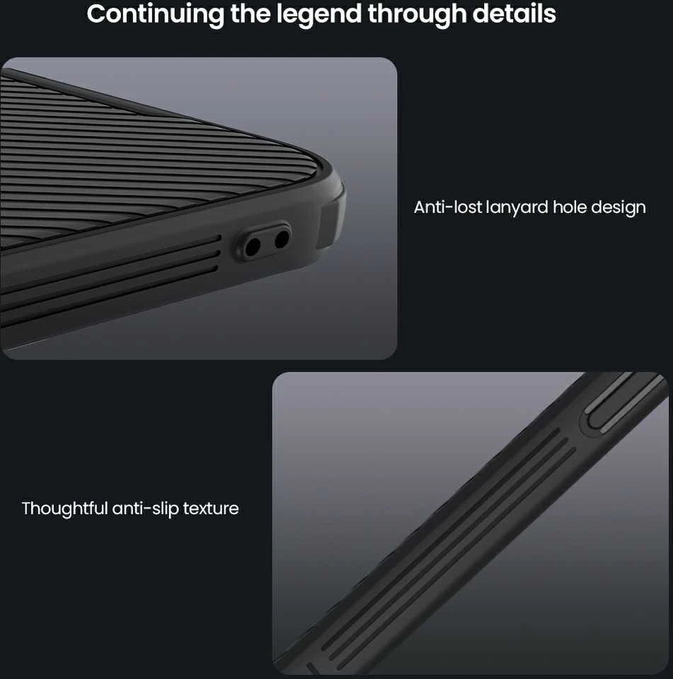 Nillkin CamShield Pro Apple iPhone 16e – dėklas telefonui mėlynos spalvos