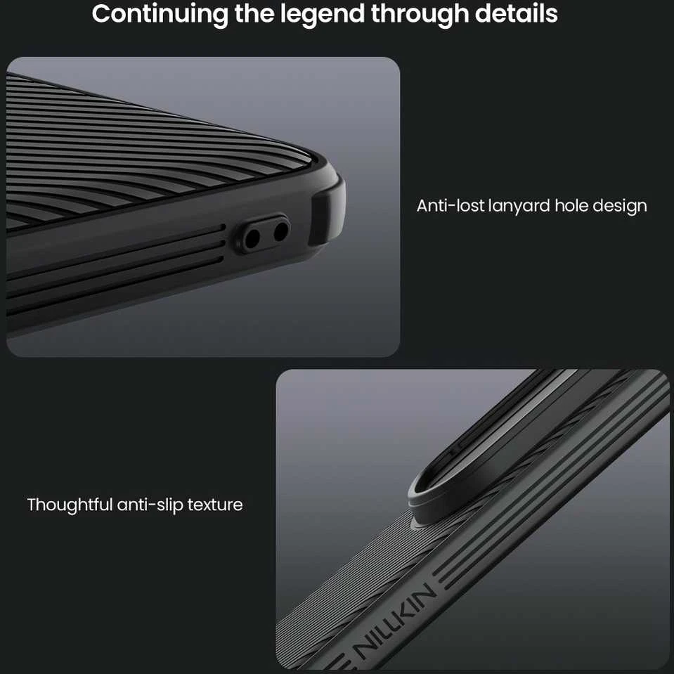 Nillkin CamShield PRO Hard Honor Magic7 Pro dėklas telefonui juodos spalvos