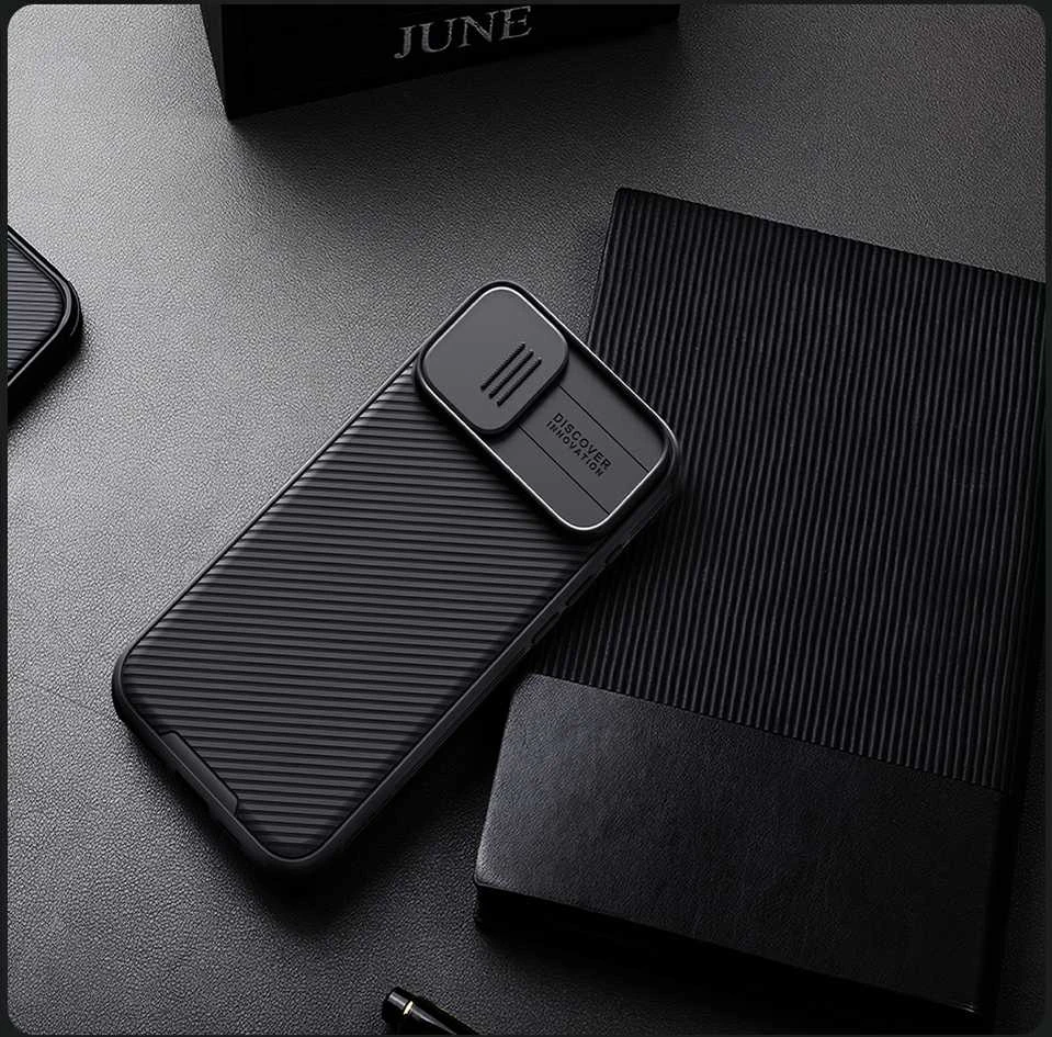 Nillkin CamShield PRO Hard Apple iPhone 16 dėklas telefonui juodos spalvos