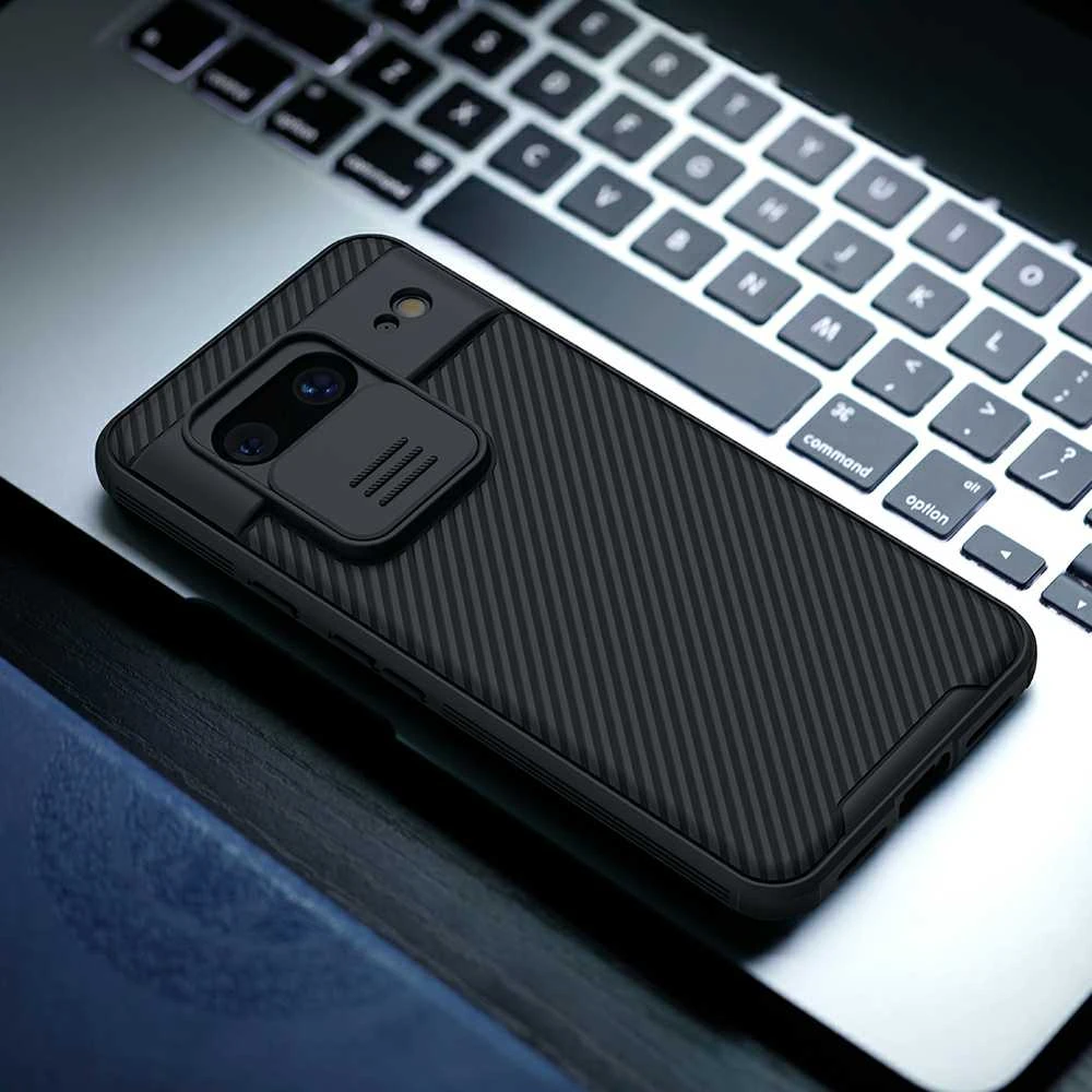 Nillkin CamShield PRO Hard Google Pixel 8 dėklas telefonui juodos spalvos