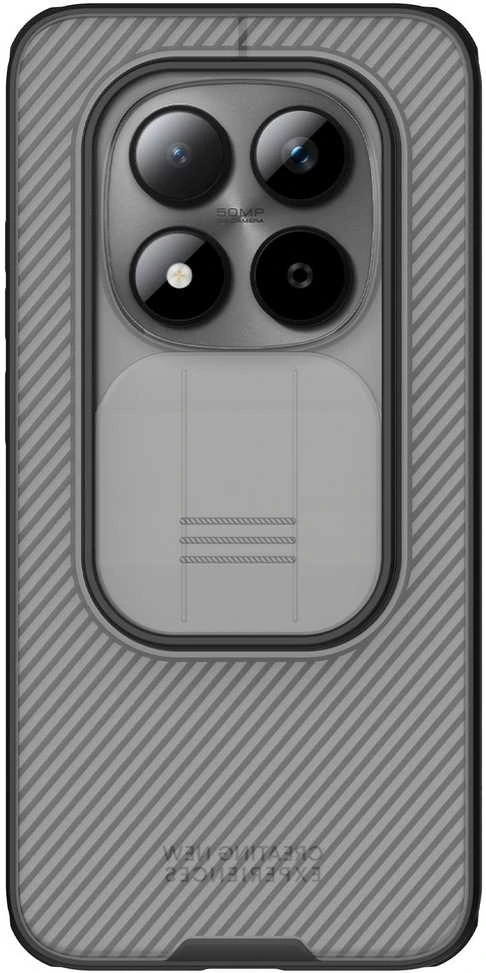 Nillkin CamShield PRO Hard dėklas skirtas Xiaomi Redmi Note 15 Pro 5G Transparent Juodas