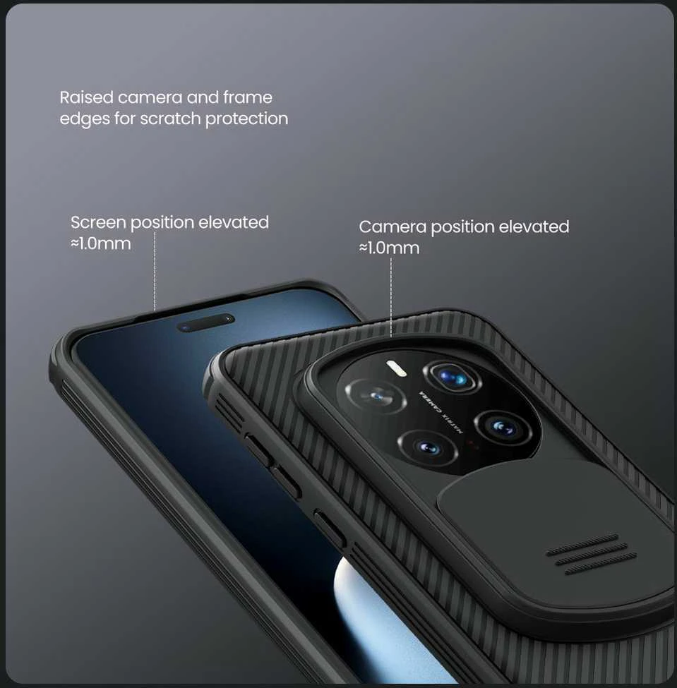 Nillkin CamShield PRO Hard Honor Magic7 Pro dėklas telefonui juodos spalvos