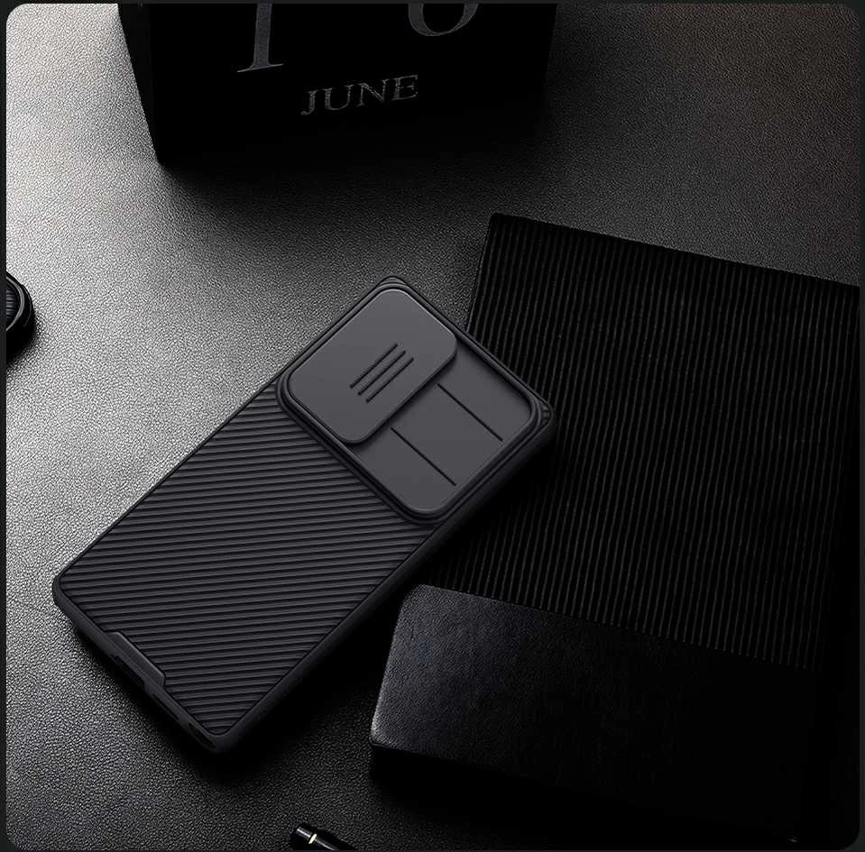 Nillkin CamShield PRO Hard Samsung Galaxy S25 Ultra dėklas telefonui juodos spalvos