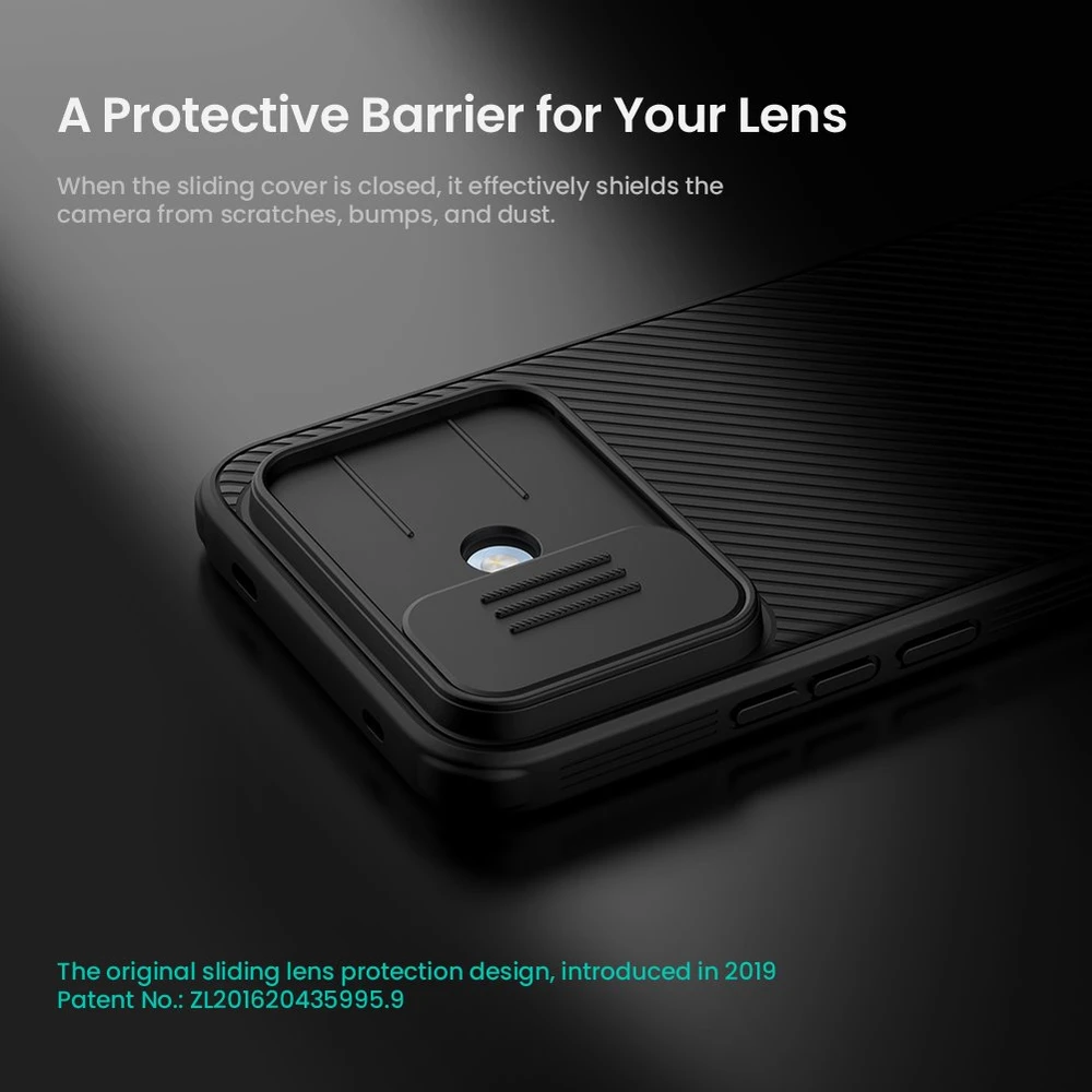 Nillkin CamShield PRO kietas dėklas, skirtas Xiaomi Redmi Note 17 Pro 5G, juodas