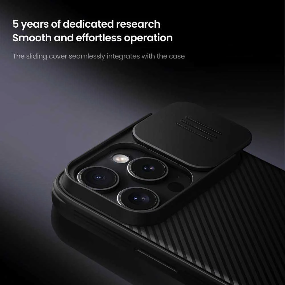 Nillkin CamShield Pro Magnetic Hard Apple iPhone 16 Pro dėklas telefonui juodos spalvos