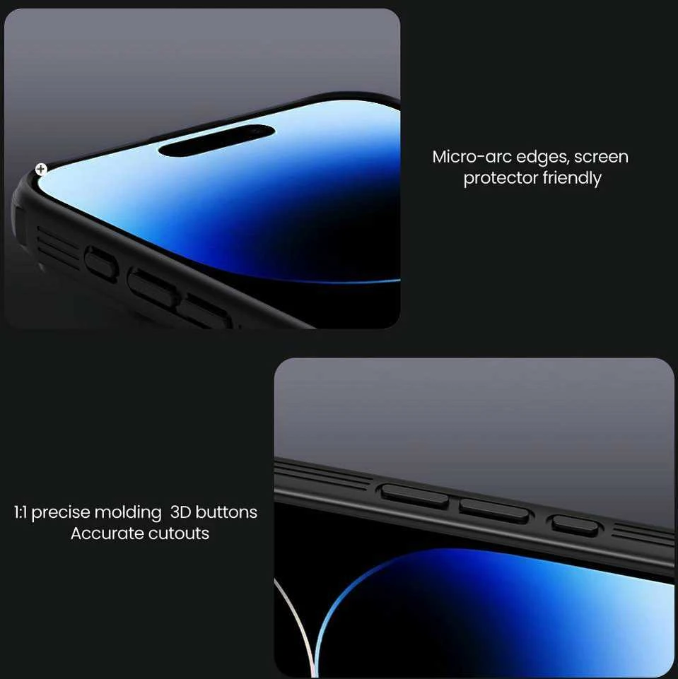 Nillkin CamShield Pro Magnetic Apple iPhone 16 – dėklas telefonui mėlynos spalvos