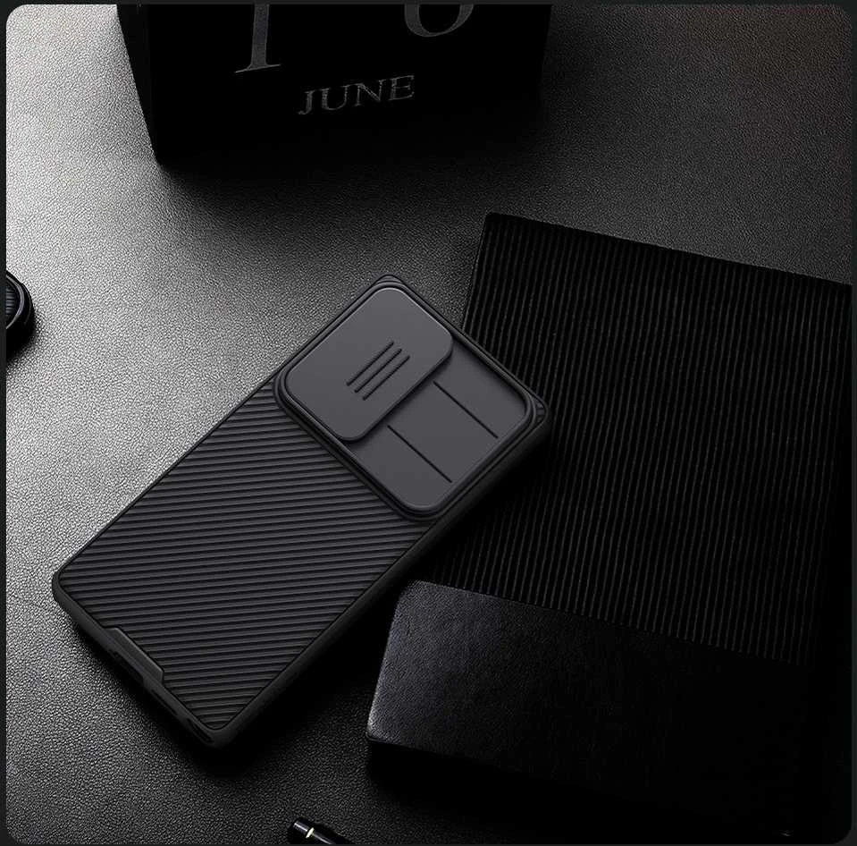 Nillkin CamShield PRO Magnetic Hard dėklas skirtas Samsung Galaxy S25 Ultra juodos spalvos