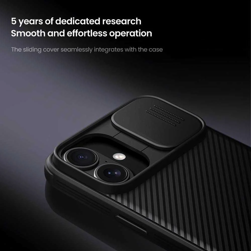 Nillkin CamShield Pro Magnetic Apple iPhone 16 – dėklas telefonui mėlynos spalvos