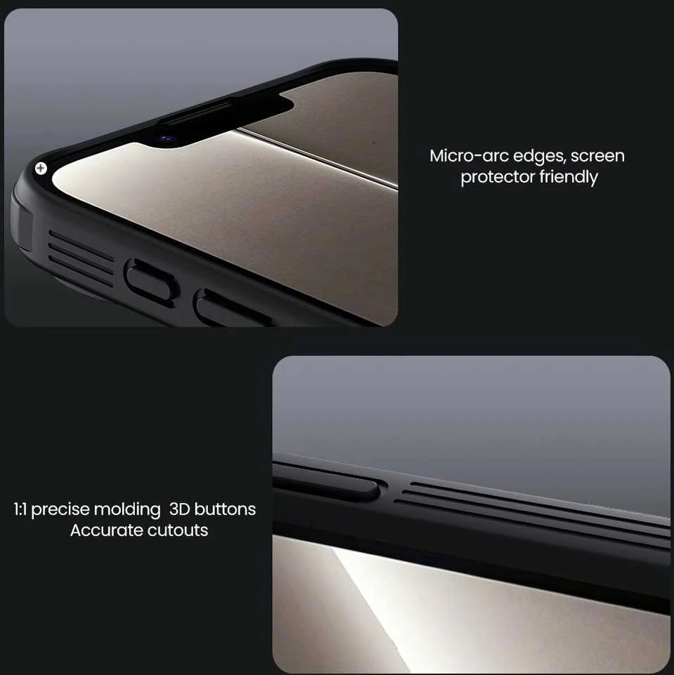 Nillkin CamShield Pro Magnetic Apple iPhone 16e – dėklas telefonui juodos spalvos