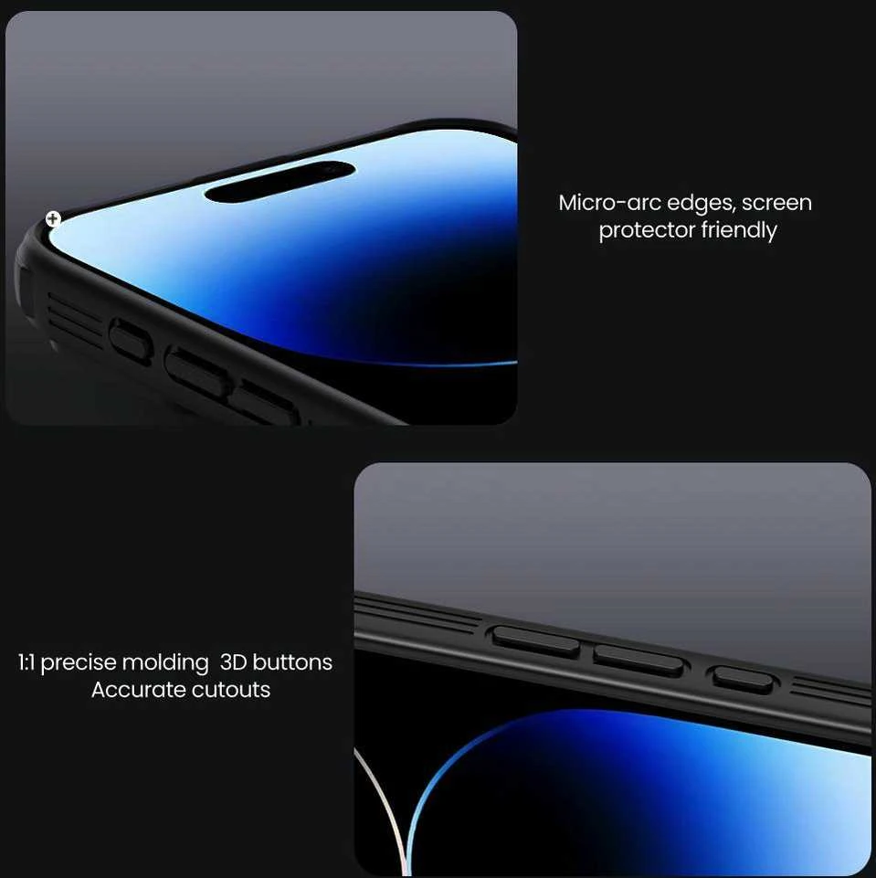 Nillkin CamShield Pro Magnetic Hard Apple iPhone 16 Pro dėklas telefonui juodos spalvos