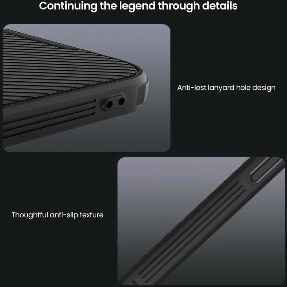 Nillkin CamShield Pro Magnetic Apple iPhone 16e – dėklas telefonui juodos spalvos