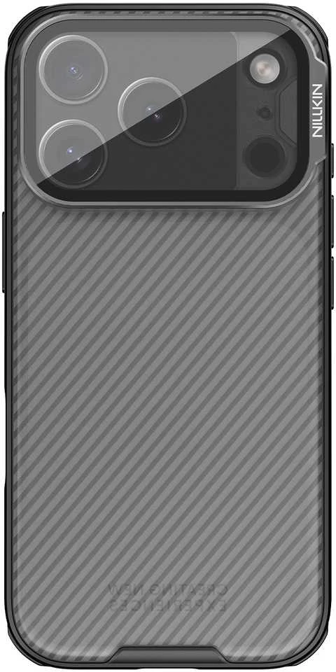 Nillkin CamShield Prop dėklas skirtas Apple iPhone 17 Pro skaidrus juodos spalvos