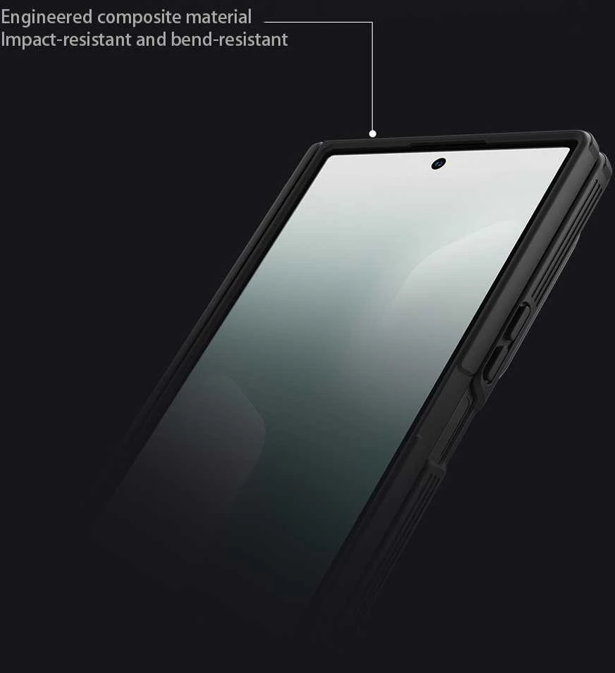 Nillkin CamShield Prop Magnetic dėklas skirtas Samsung Galaxy Z Fold 7 juodos spalvos