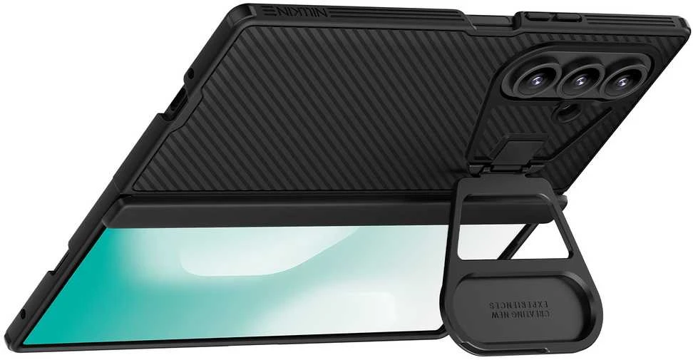 Nillkin CamShield Prop Magnetic dėklas skirtas Samsung Galaxy Z Fold 7 juodos spalvos
