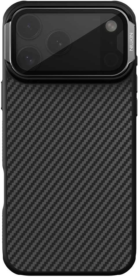 Nillkin CarboProp Aramid Magnetic dėklas skirtas Apple iPhone 17 Pro Max juodos spalvos