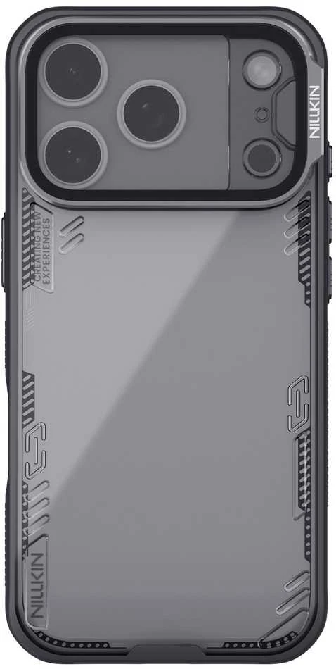 Nillkin Iceblade Prop dėklas skirtas Apple iPhone 17 Pro Dark Night juodos spalvos