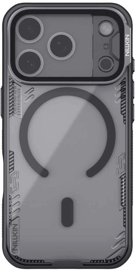 Dėklas Nillkin Iceblade Prop Magnetic Cover skirtas Apple Apple iPhone 17 Pro Dark Night juodos spalvos