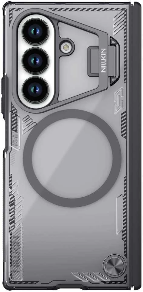 Nillkin Iceblade Prop Magnetic dėklas skirtas Samsung Galaxy Z Fold 7 juodos spalvos