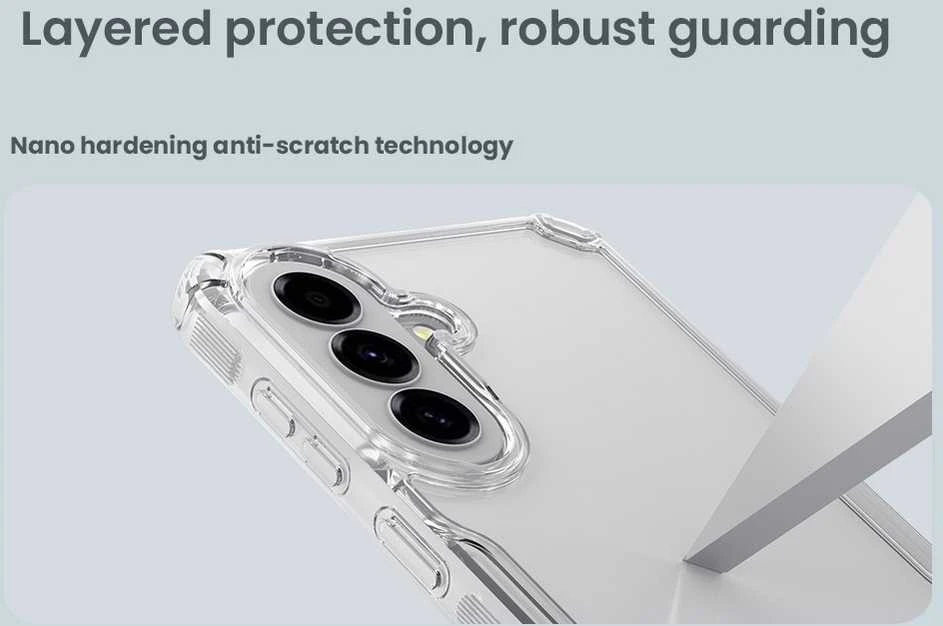 Nillkin Nature TPU PRO dėklas skirtas Samsung Galaxy A57 skaidrus