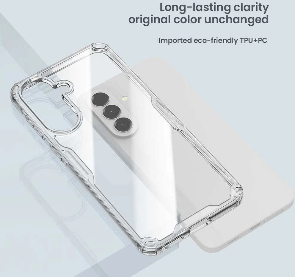Nillkin Nature TPU PRO dėklas skirtas Samsung Galaxy A57 skaidrus