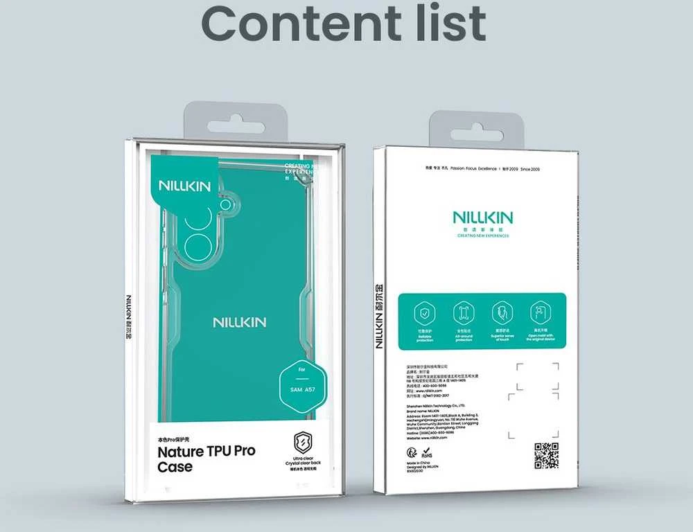 Nillkin Nature TPU PRO dėklas skirtas Samsung Galaxy A57 skaidrus