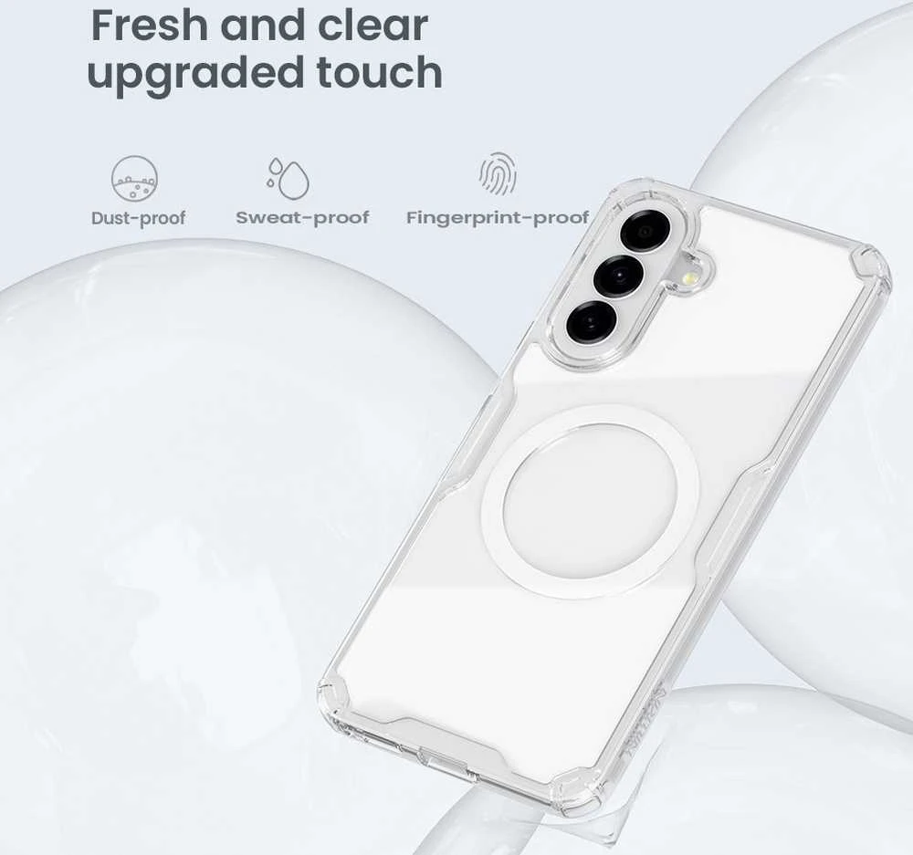 Nillkin Nature TPU PRO Magnetic dėklas skirtas Samsung Galaxy A57 skaidrus