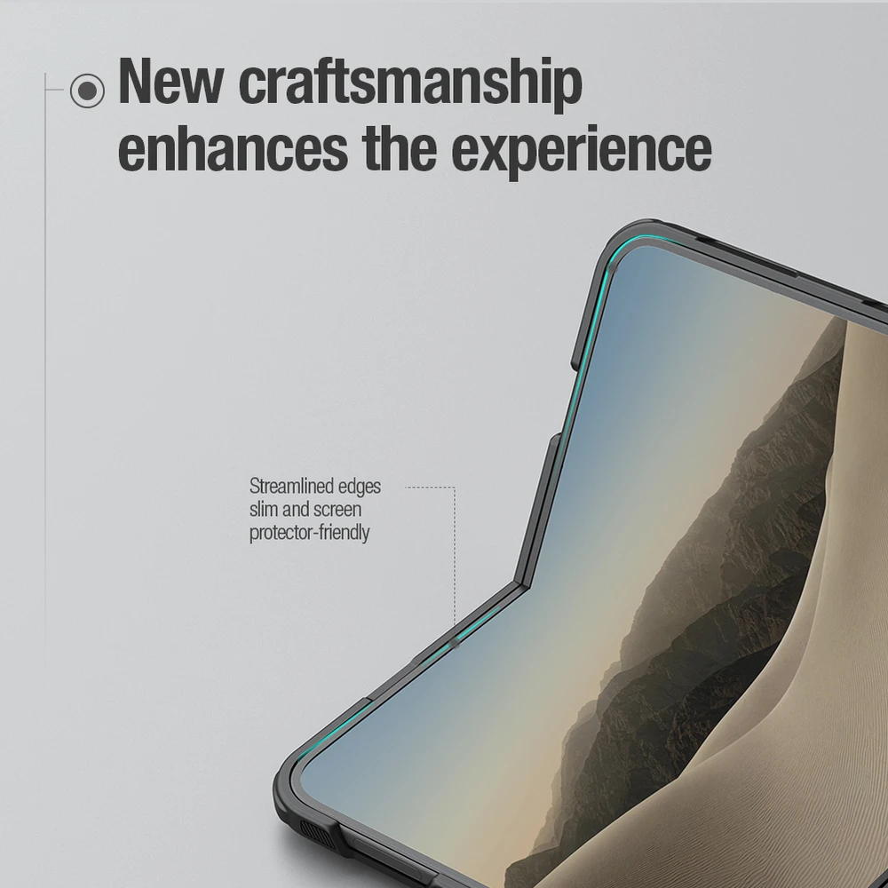 Dėklas Nillkin Super Frosted FOLD Magnetic Back Cover for Apple iPhone Duo Juodas
