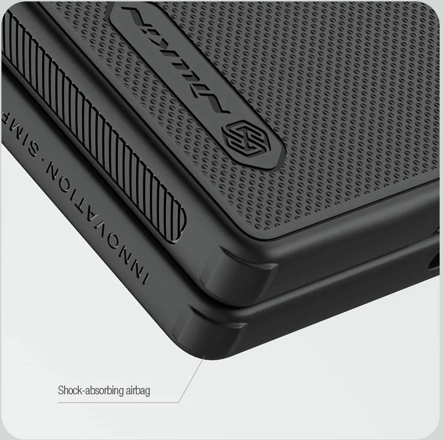 Nillkin Super Frosted Shield Fold Samsung Galaxy Z Fold6 5G Stylus Holder – dėklas telefonui juodos spalvos