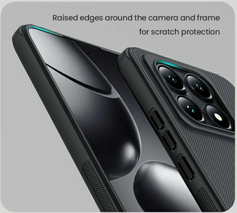 Nillkin Super Frosted PRO dėklas skirtas Xiaomi 14T juodos spalvos