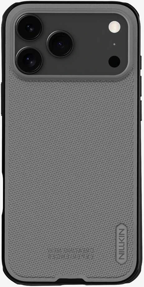 Nillkin Super Frosted PRO Back dėklas skirtas Apple iPhone 17 Pro Max skaidrus juodos spalvos